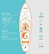 Thumbnail for Funwater Lyrebird 10' Inflatable Paddle Board sup Funwater