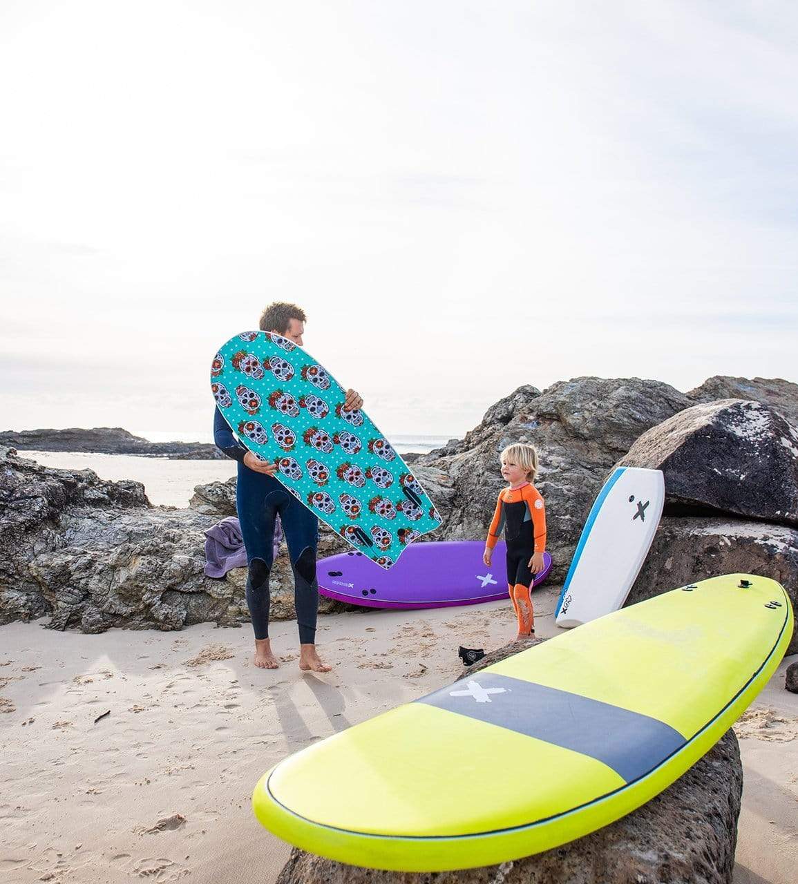 Random X Twin Foam Surfboard 54" surf Coastline International