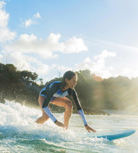 Thumbnail for Bom Bora Softboard - Blue Leaves - Good Wave Australia