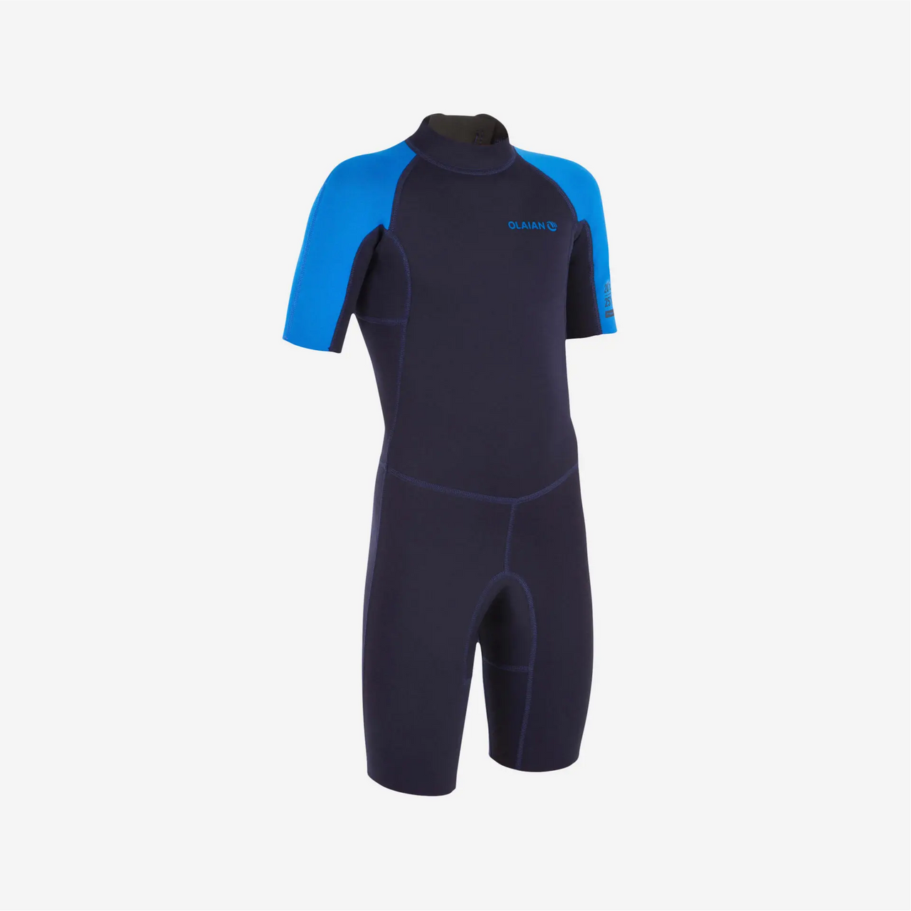 Olaian Surf Shorty Kids Wetsuit - blue