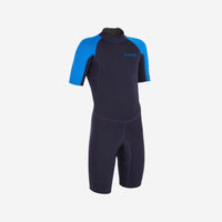 Thumbnail for Olaian Surf Shorty Kids Wetsuit - blue