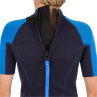 Thumbnail for Olaian Surf Shorty Kids Wetsuit - blue