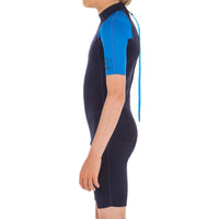 Thumbnail for Olaian Surf Shorty Kids Wetsuit - blue