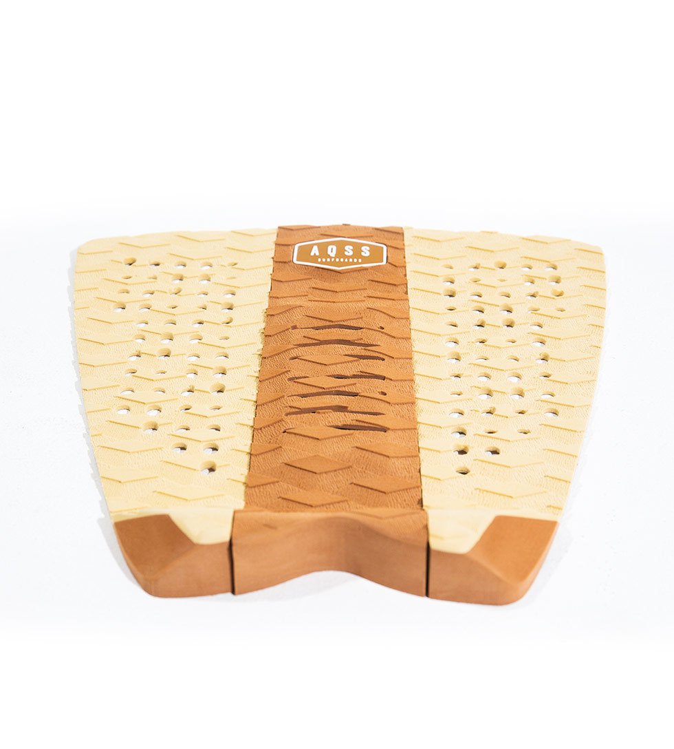 AQSS - BROWN STRIPE 3 PIECE TRACTION PAD - The Surfboard Warehouse Australia