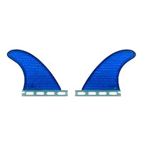 Thumbnail for AQSS Quad Rear Fins - Blue Honeycomb Single Tab