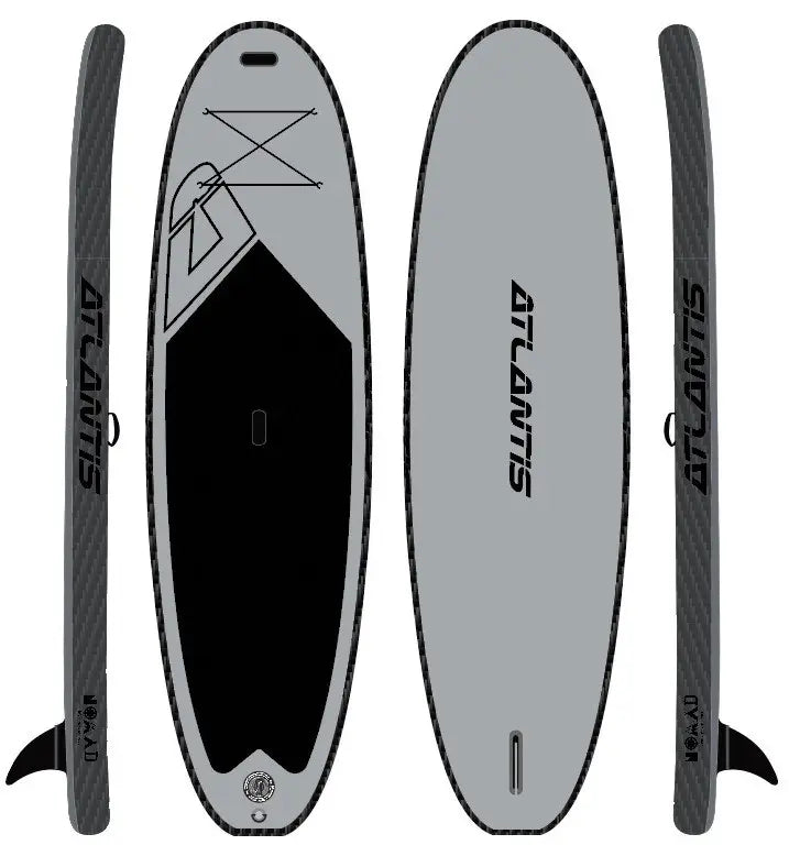 Atlantis Inflatable SUP - Nomad - Grey/Black 10.0