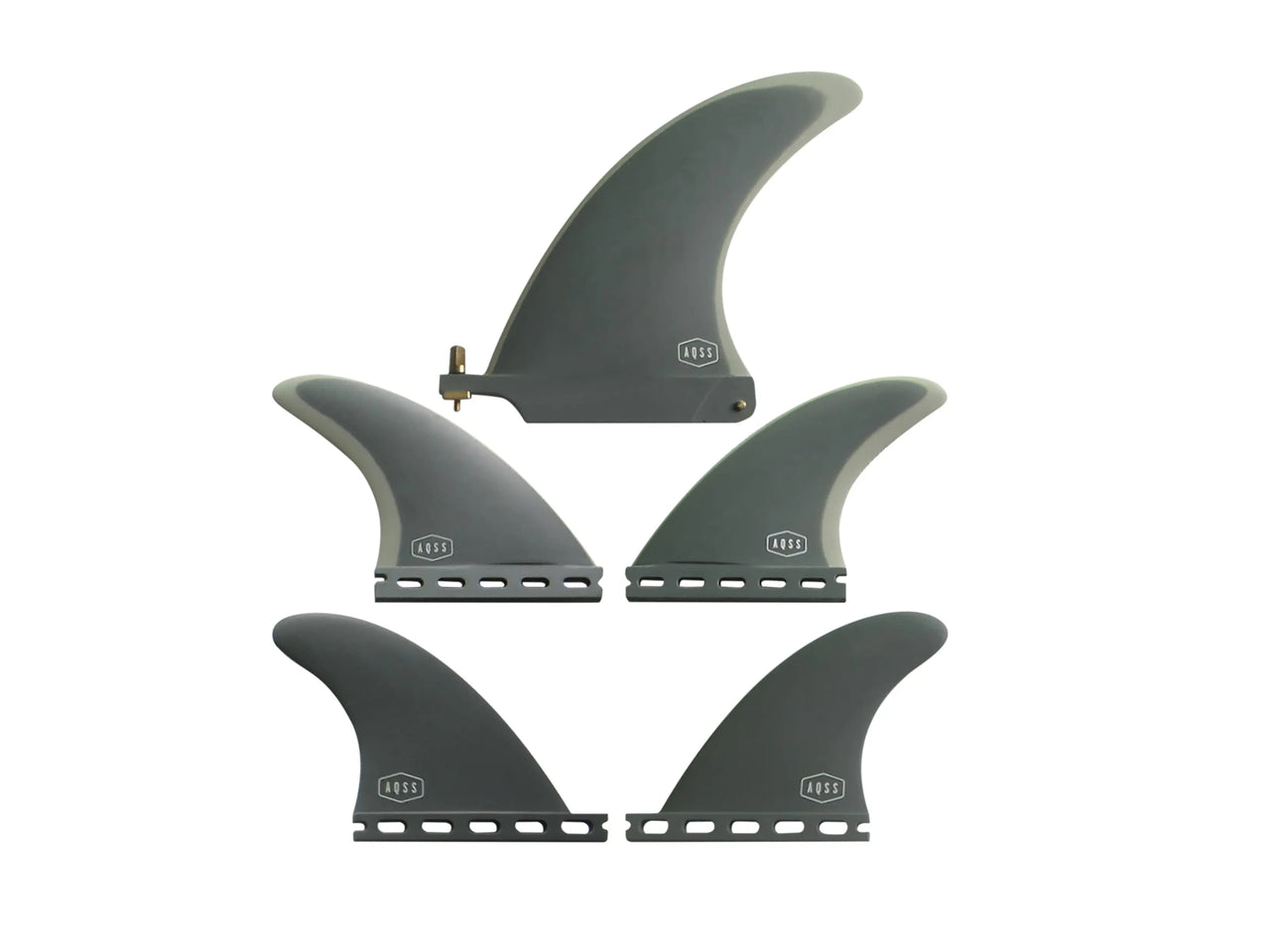 AQSS 4+1 Fin Set - Dawn 6.5" + Single Tab