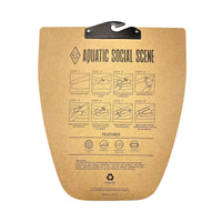Thumbnail for AQSS Tail Pad 3pc - Brown Marble - Good Wave Australia