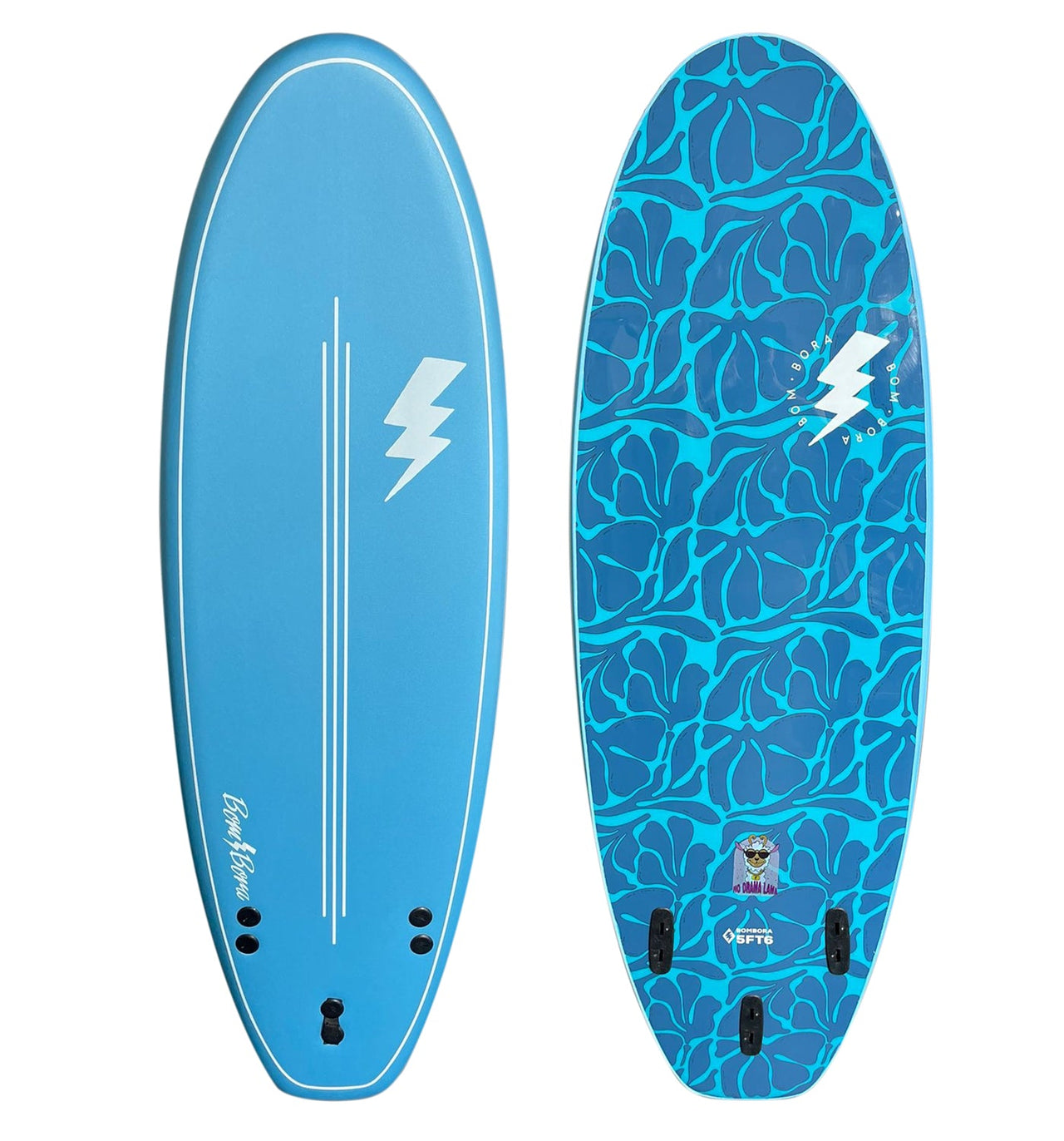 Bom Bora Softboard - Blue Leaves 5.6 - Good Wave Australia