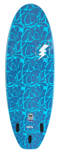 Thumbnail for Bom Bora Softboard - Blue Leaves 5.6 - Good Wave Australia