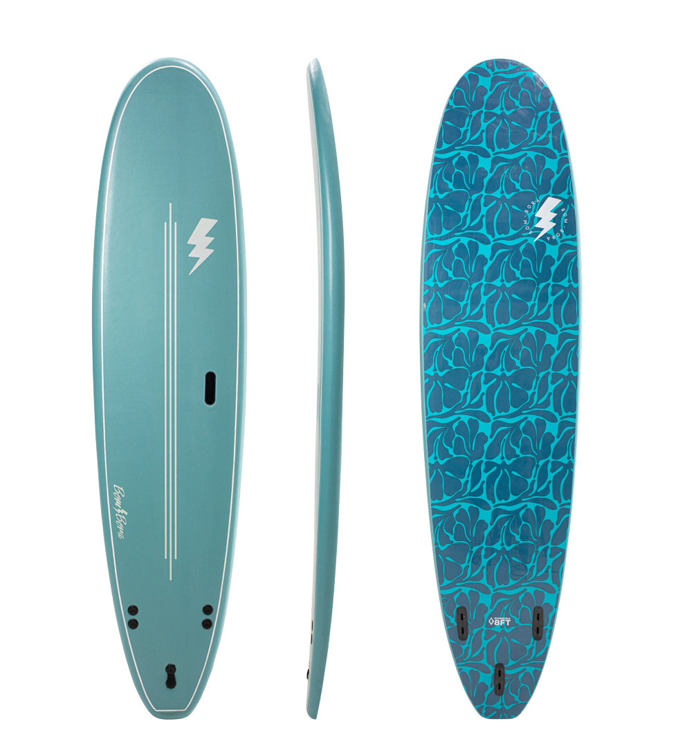 Bom Bora Softboard - Blue Leaves - Good Wave Australia