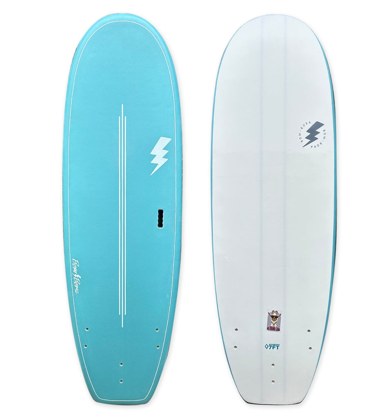 No Drama Wide Softboard with handle - Blue 7'0 - Good Wave Australia