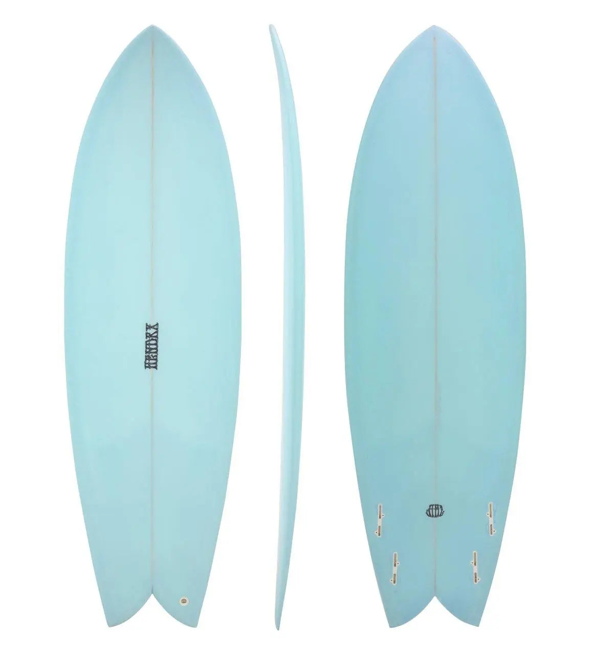 Hendrx Retro Fish - Arctic Blue Surfboard