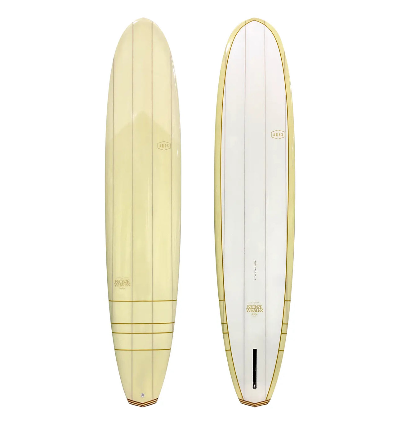 Bronze Whaler Longboard by Beau Young - Gold Surfboard