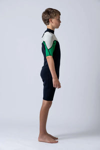 Thumbnail for Classic Youth 2/2 Back Zip Springsuit - Green