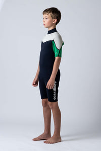 Thumbnail for Classic Youth 2/2 Back Zip Springsuit - Green