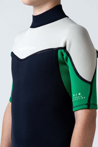 Thumbnail for Classic Youth 2/2 Back Zip Springsuit - Green