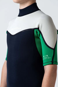 Thumbnail for Classic Youth 2/2 Back Zip Springsuit - Green