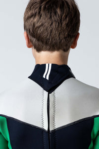 Thumbnail for Classic Youth 2/2 Back Zip Springsuit - Green