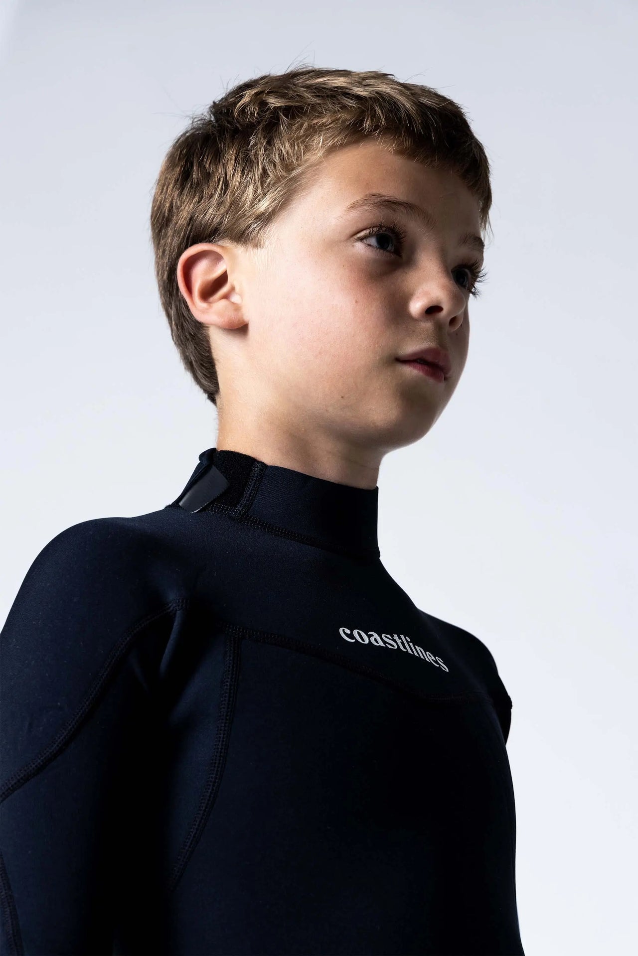 Classic Youth 3/2 Back Zip Steamer - Black
