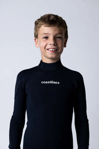 Thumbnail for Classic Youth 3/2 Back Zip Steamer - Black