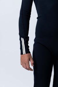 Thumbnail for Classic Youth 3/2 Back Zip Steamer - Black - Good Wave Australia