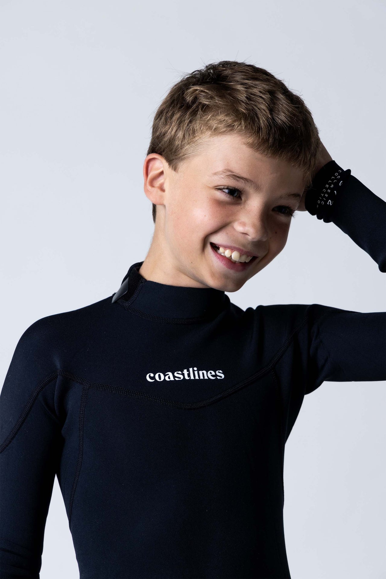 Classic Youth 3/2 Back Zip Steamer - Black - Good Wave Australia