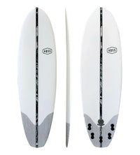 Thumbnail for AQSS Carbon Jet 2.0 EPS Funboard by Beau Young - White Carbon Surfboard