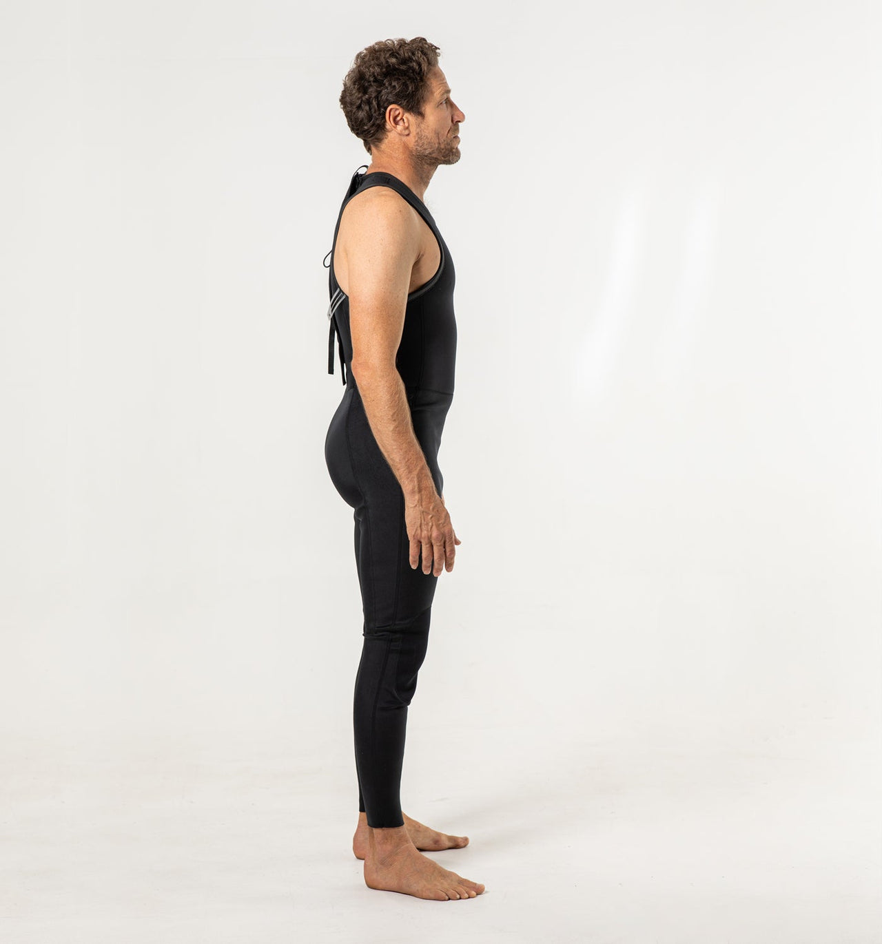 Classic Mens 2/2 Backzip Long John