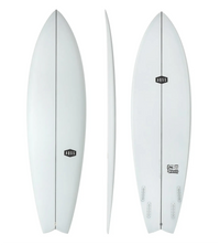 Thumbnail for AQSS Day Dreamer Mid Fish - Clear White Surfboard