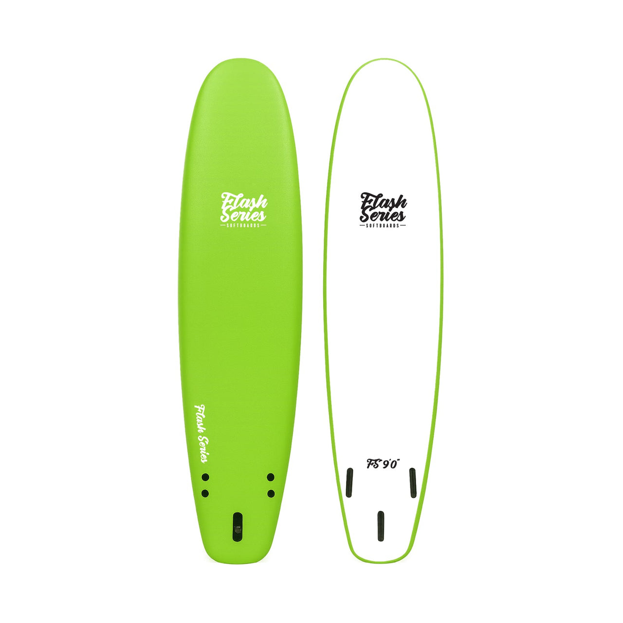 Flash Series Softboard - Lime White 9.0 - Good Wave Australia
