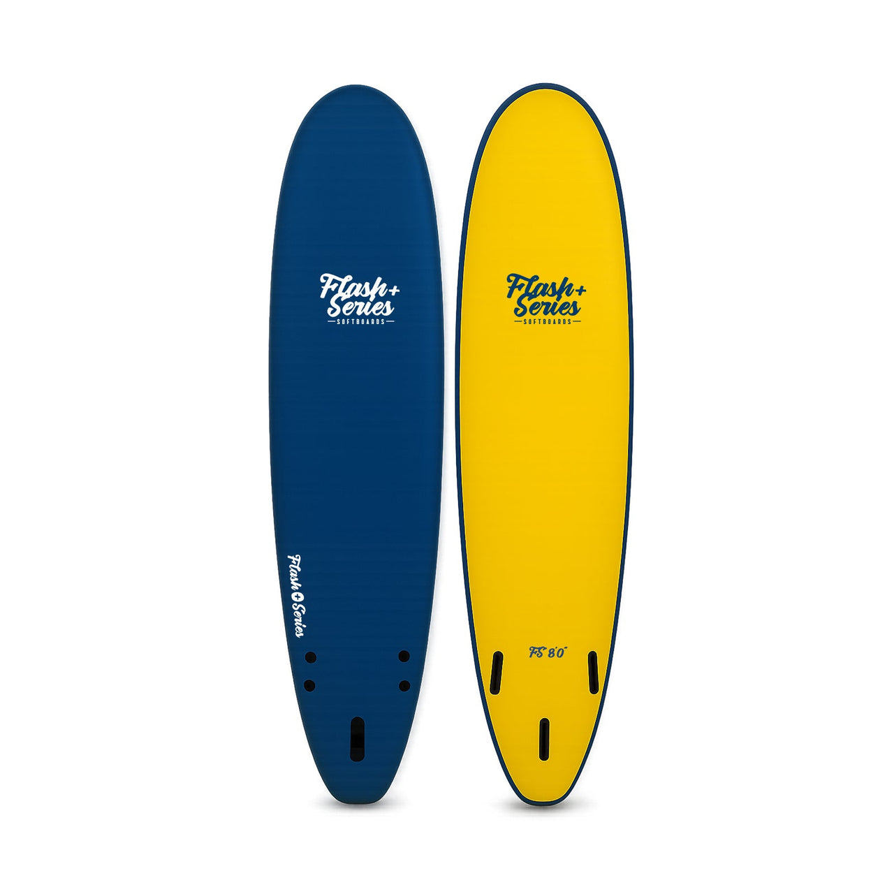 Flash Series Softboard - Navy Yellow 8.0 - Funboard (7'-8')
