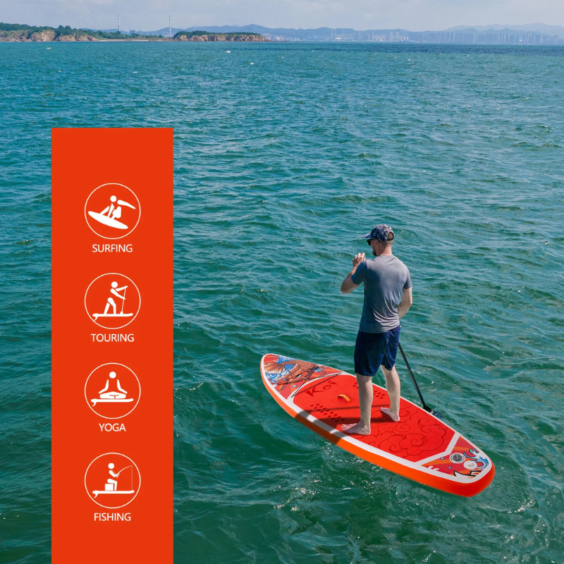 Funwater Feath-R-Lite Koi 11' Inflatable Paddle Board SUP Use cases
