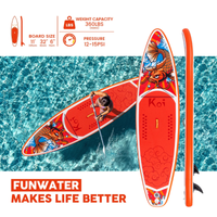 Thumbnail for Funwater Feath-R-Lite Koi 11' Inflatable Paddle Board