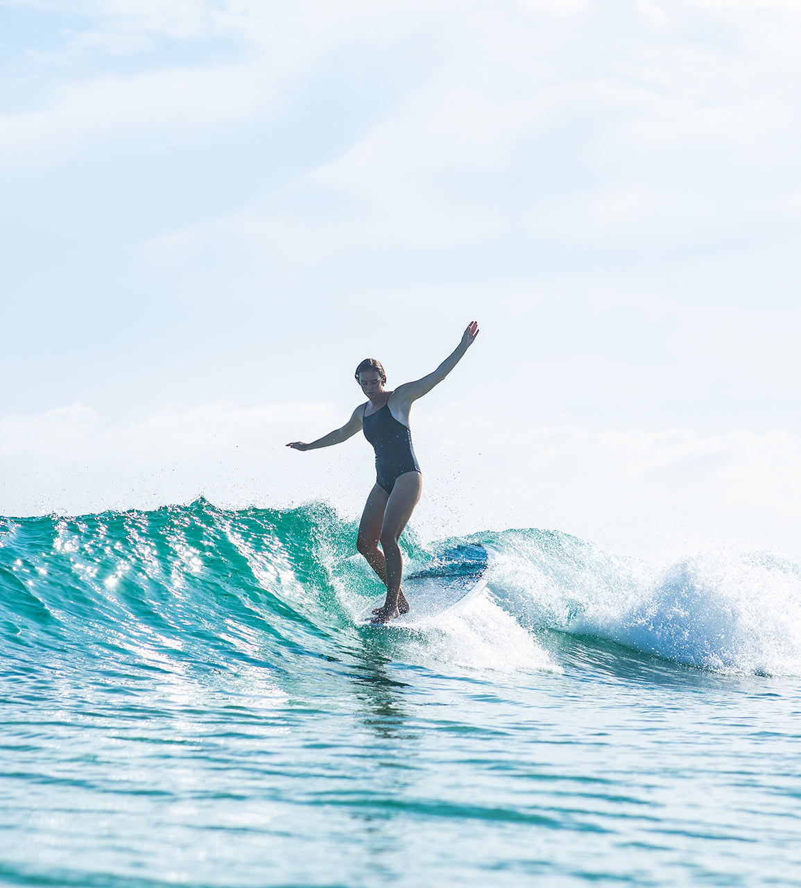 Vintage Log Longboard - Navy - Good Wave Australia