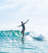 Thumbnail for Vintage Log Longboard - Navy Surfboard