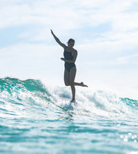 Thumbnail for Vintage Log Longboard - Navy Surfboard