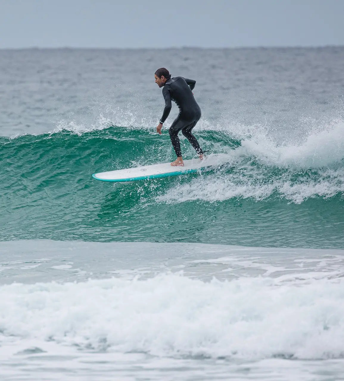 Salient Mini Mal ST - Turquoise/Black Surfboard