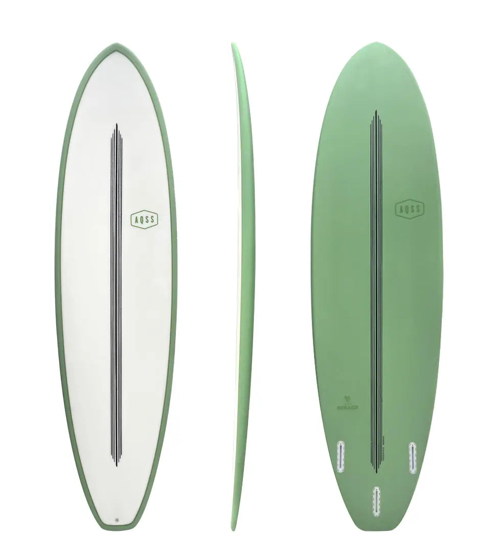 Mirage Midlength - Green Surfboard
