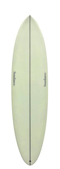 Thumbnail for Sundance Modern Midlength - Yellow/Grey Surfboard