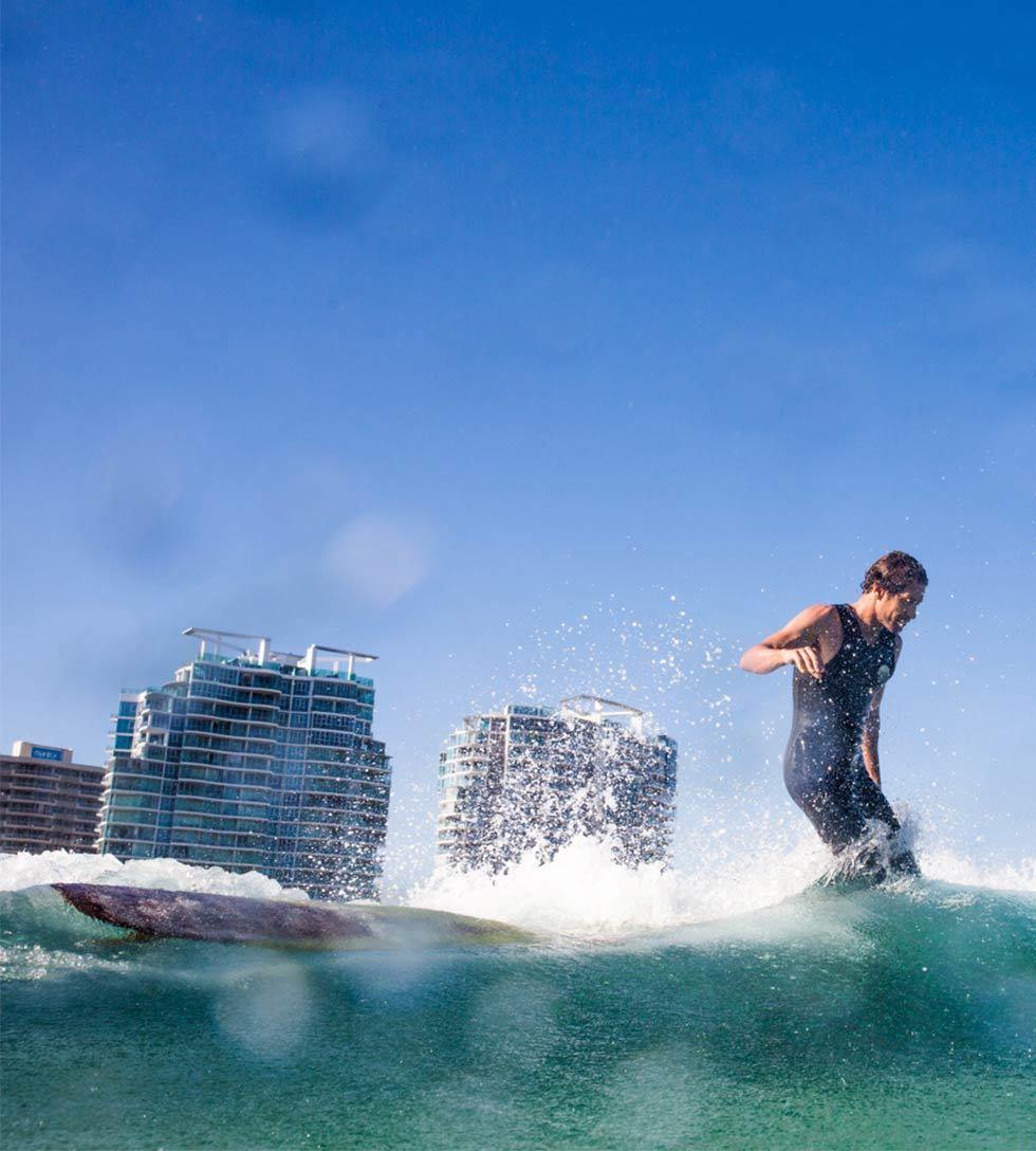 Re-evolution Longboard by Beau Young - White - Good Wave Australia