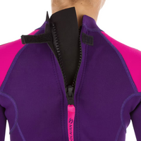 Thumbnail for Olaian Surf Shorty Kids Wetsuit - pink