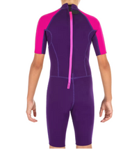 Thumbnail for Olaian Surf Shorty Kids Wetsuit - pink