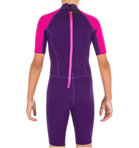 Thumbnail for Olaian Surf Shorty Kids Wetsuit - pink