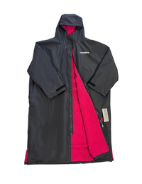 Thumbnail for Coastlines Surf Change Robe Black/Red - Good Wave Australia