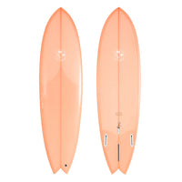 Thumbnail for Wildflower Rose - Coral Surfboard