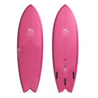 Thumbnail for Wildflower Sweet Pea - Hot Pink Surfboards - SURFBOARDS
