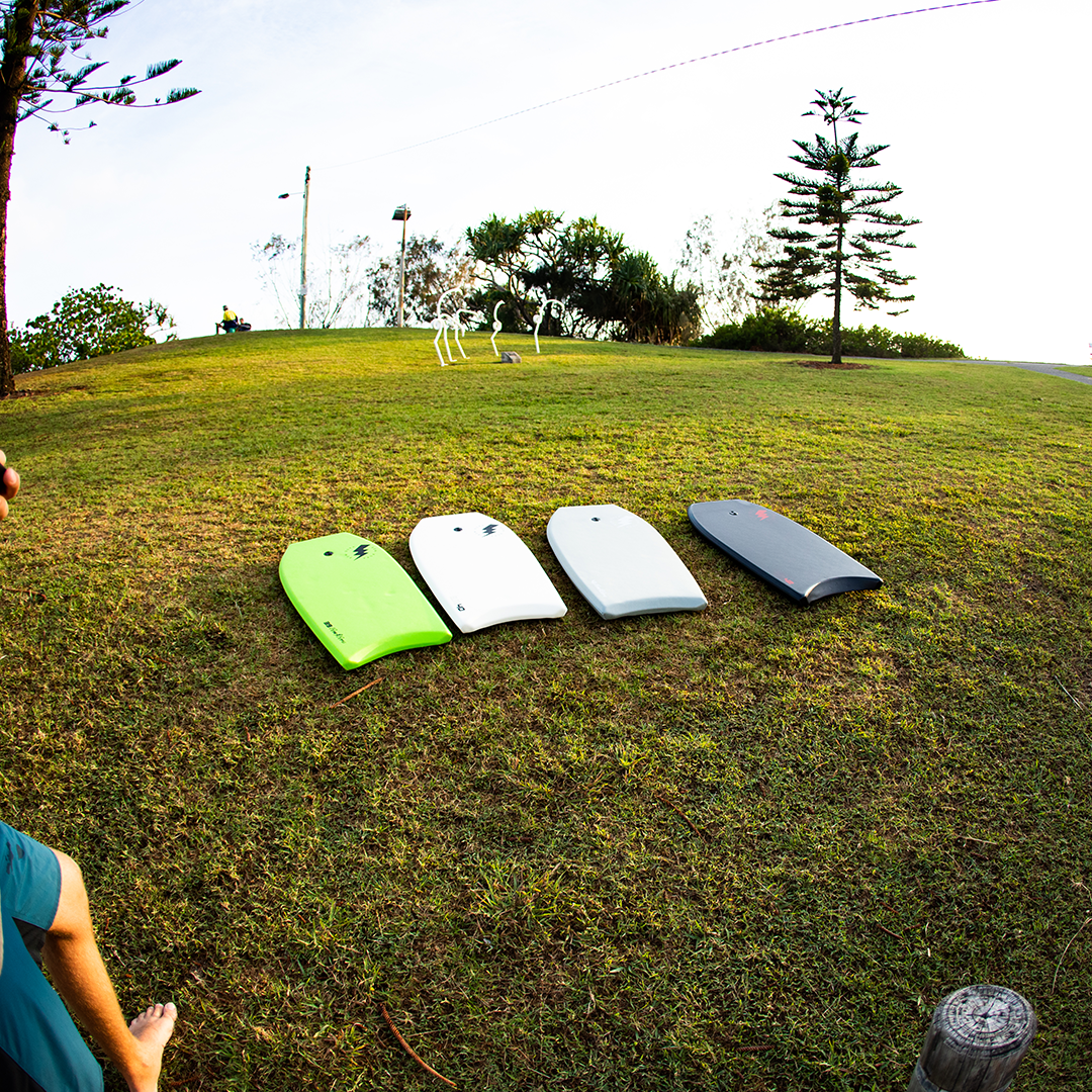 Bom Bora Bodyboard - Lime/Grey 39"