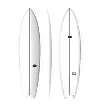 Thumbnail for AQSS Day Dreamer Mid Fish - Clear White Surfboard