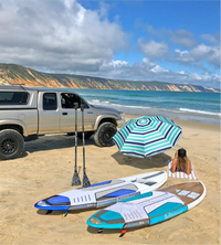 Thumbnail for Waterborn SUP - Evoke Eco-Tech - Aqua/Timber
